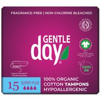 Gentle Day Tampons Super Plus - Organic & Hypoallergenic